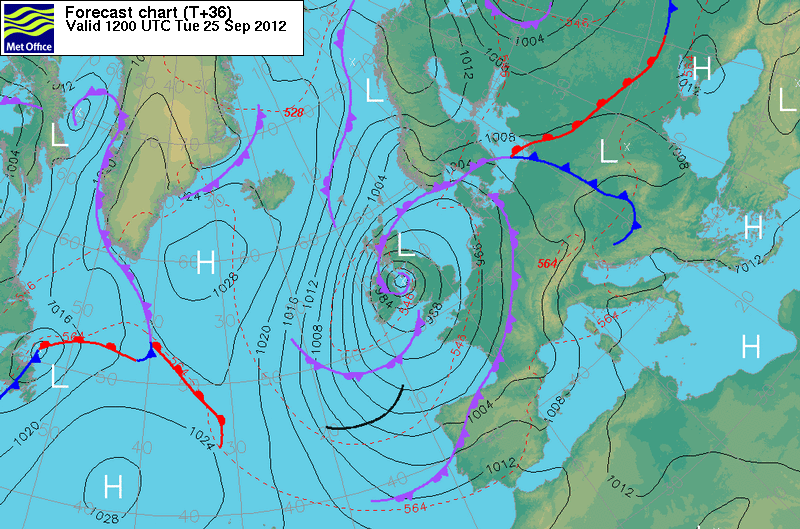 Met Office Surface Charts