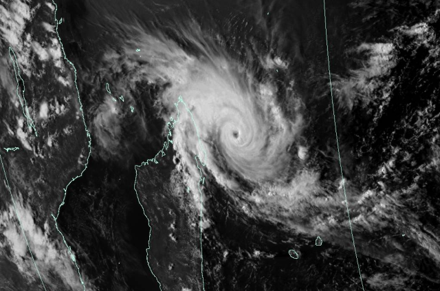Cyclone Enawo on 6 March 2017